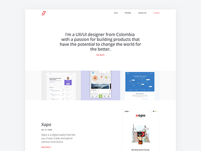 Portfolio 2018 UX UI