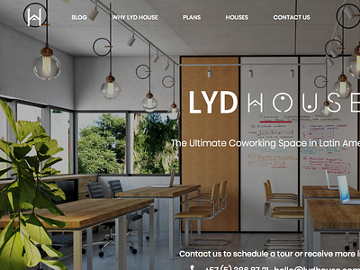 co-working bil coworking freelancer house job layout lyd space ui ux web
