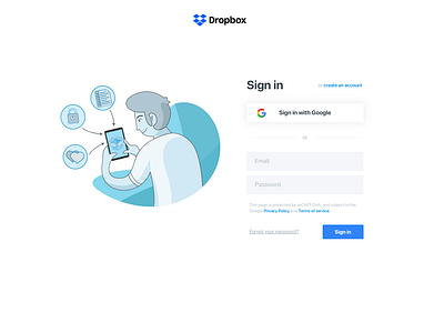 Sign in clean flat landing layout login minimal signin ui ux web