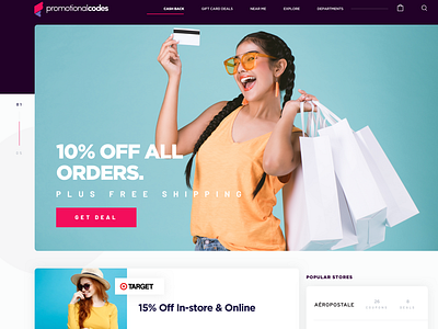 Ui Landing clean design flat landing layout logo store typography ui ux web