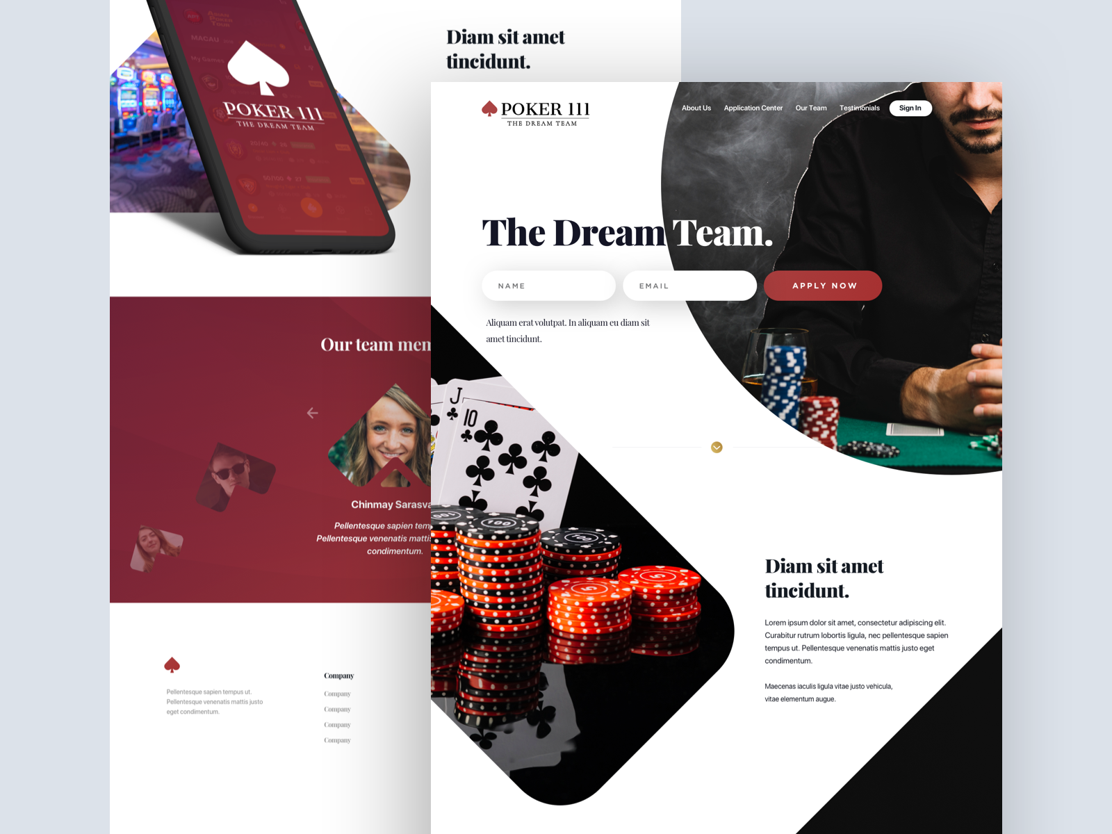 Landing Page By Hey James! On Dribbble