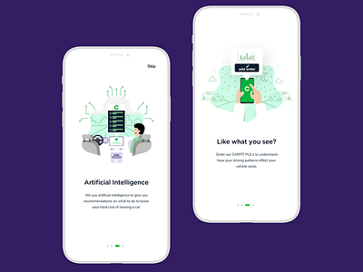 Onboarding ux ui app car onboarding ios