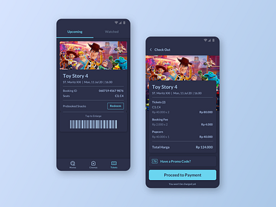 Nonton App cinema mobile app redesign user experience ux user interface