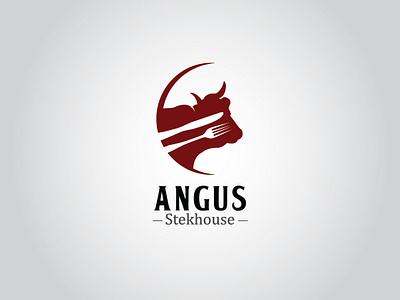 Angus Steak House Logo opt 1 brandidentity branding design logo logo design