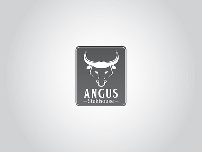 Angus Steak House Logo opt 2 brandidentity branding design logo logo design