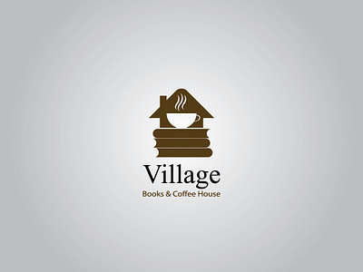 Village Coffee House Logo brandidentity branding design illustration logo logo design