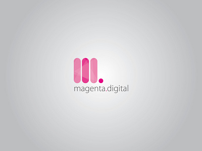 Magenta digital agency logo brandidentity branding design illustration logo logo design