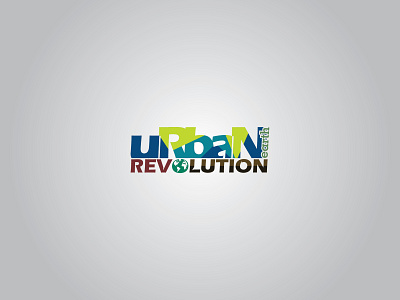 Urban earth revolution campaign logo brandidentity branding design illustration logo logo design