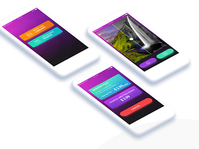Colorizing Image Application UI/UX Design Concept design mobile app mobile app design ui ux