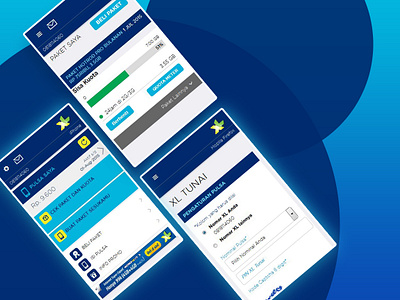 UI/UX Design for Telco Company app branding design mobile app design ui ux