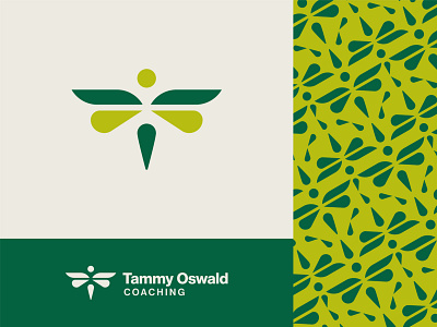 Life Coach Branding abstract abstract logo branding dragonfly dribbbble emblem geometric graphicdesign life coach logo logo design logo designer pattern patterns re brand simple symbol