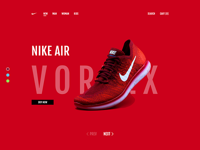 Nike Vortex Rebrand Concept