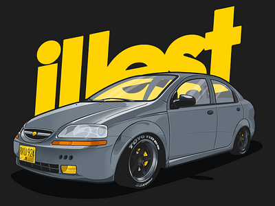 Chevrolet Aveo Illustration