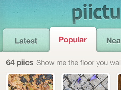 Piictu: New tabs