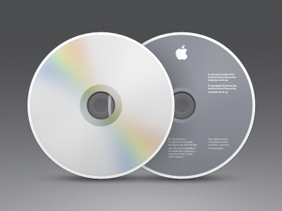 Mac OS X Install Disk apple cd disc install mac osx