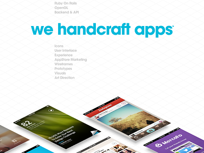 New Tapmates.com apps avant garde big font clean grid honest isometric minimal portfolio showcase web