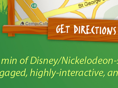 Get Directions Link childrens christian church family green jungle kids ministry wood