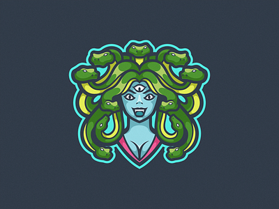 Medusa Logo Mascot