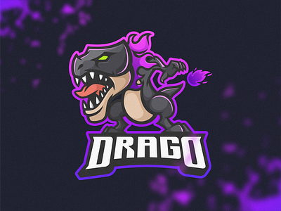 Dragon Logo Mascot cartoon character design dragon icon illustration logo logodesign logoicon logomascot mascot nft nftart nftartis squad team vector