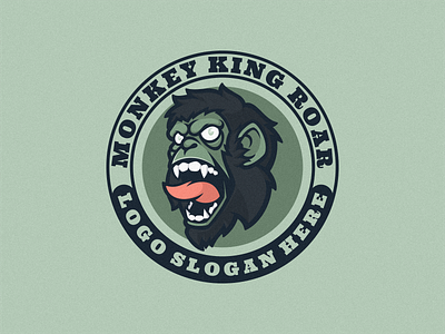 Monkey Logo Icon brand branding business cartoon design graphic design icon illustration logo logodesign logodesigner logoicon logomascot mascot monkey nft nftart nftcharacter vector