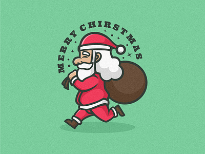 Santa Claus Logo Icon