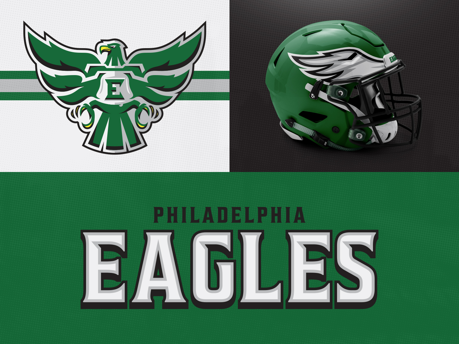 Eagles Rebranding Concept (Helmet & Uniform) by Dan Blessing