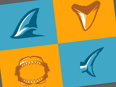 Shark Icons clean fin icons illustrator jaws sharks sharkweek tail tooth