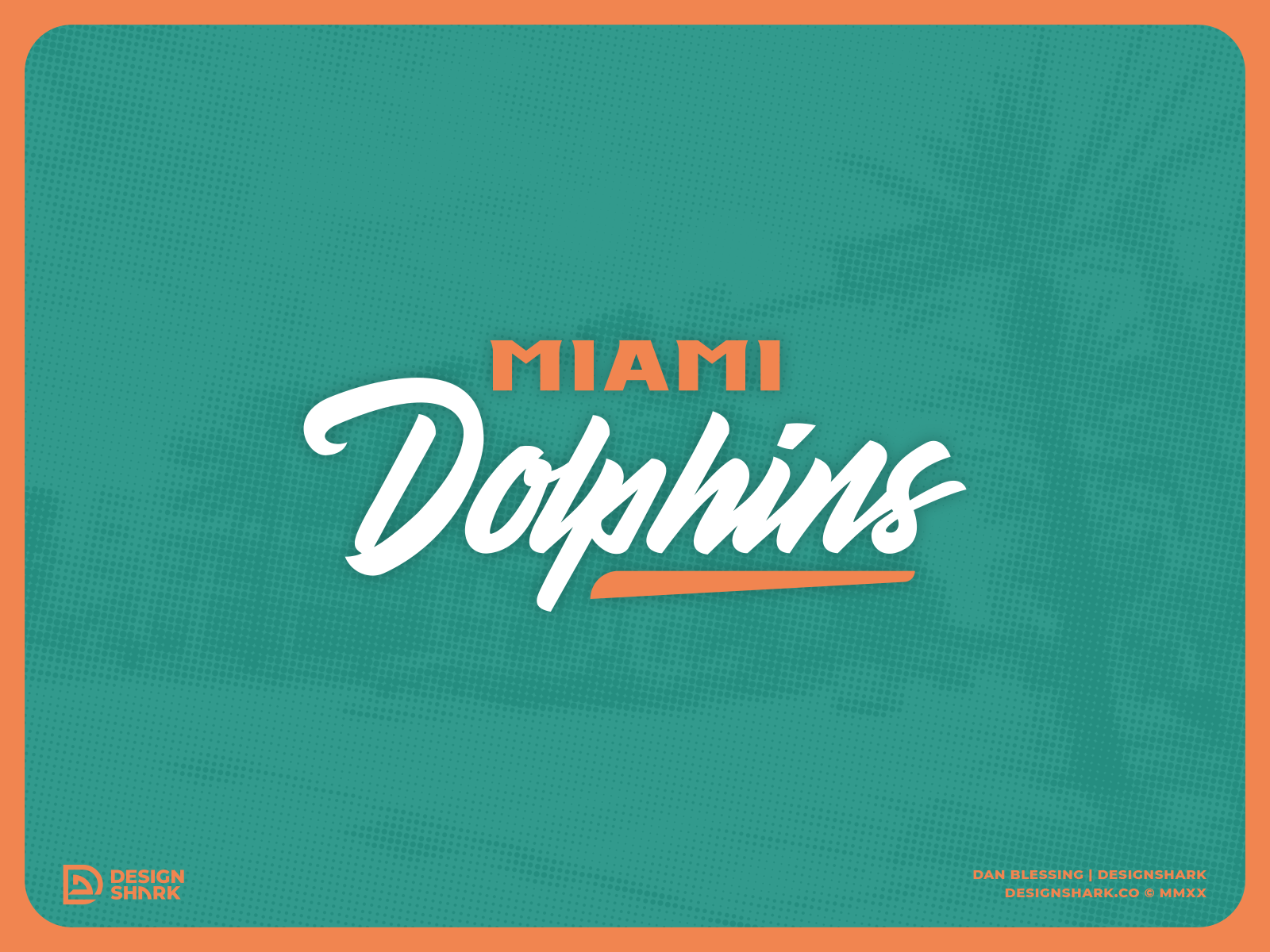 miami dolphins wordmark