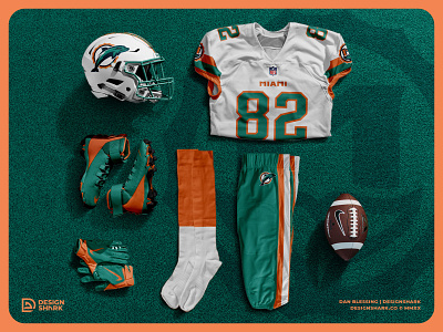 Pin by Danal on Football concepts and art  Miami dolphins uniforms,  Dolphins football, Miami dolphins football