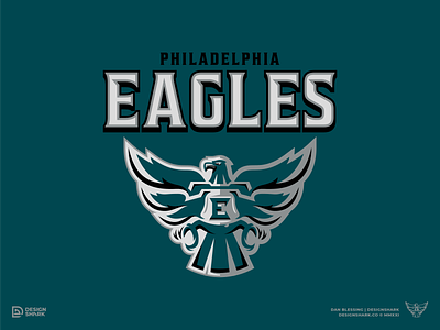 Eagles Rebranding Concept (Helmet & Uniform) by Dan Blessing