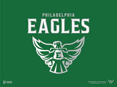 Eagles Throwback Rebranding Concept brand identity concept art design eagle eagle logo eagle mascot football liberty bell logo design logotype mascot logo nfl philadelphia rebranding sports branding sports logo