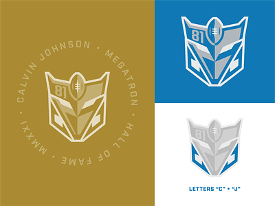 Calvin Johnson/Megatron HOF Logo Concept