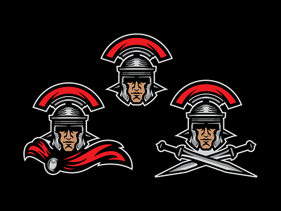 Roman Centurion Logo System ancient rome bold centurion clean illustration logo logo designer logo system mascot design sports branding sports logo vector