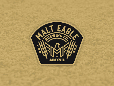 Malt Eagle Brewing Co. Branding Concept (1/3) badge badge design badge logo beer beer branding beer label branding brewery branding brewery logo brewing brewing company eagle icon logo monogram packaging packing design vector