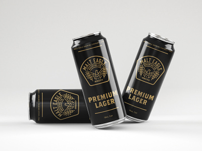 Malt Eagle Brewing Co. Branding Concept (2/3)