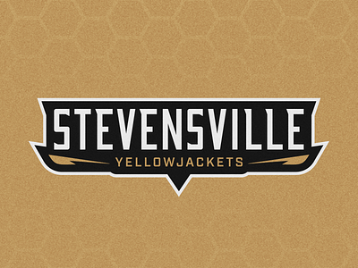 Stevensville Yellowjackets Brand ID (2/3) athletic branding badge logo brand identity branding custom wordmark high school branding logo logotype logotype design school sports branding sports logo typography vector yellowjacket