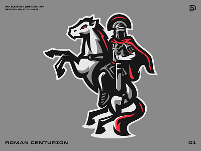 Roman Centurion aggressive bold branding centurion clean general horse horse mascot illustration logo mascot design mascot logo riding horse rome sports sports branding sports illustration sports logo vector