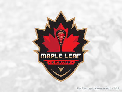 Maple Leaf Kickoff // Lacrosse Tourney logo UPDATED