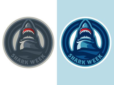 Shark Week design jaws logo sharks sharkweek vector