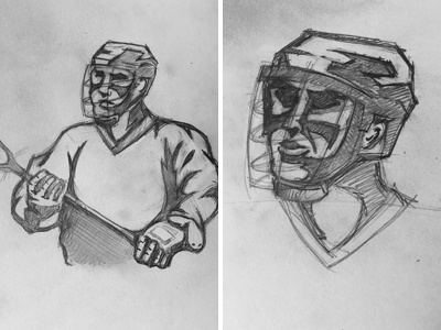 Lax Sketches for a Thing concept identity lacrosse logo moleskine pencil player process sketch sports tournament