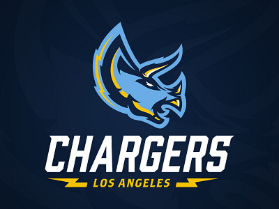 LA State of Mind Vol.2 chargers dinosaur football illustrator la logo nfl rebrand sports triceratops