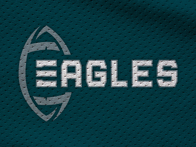 Fly Eagles Fly | update branding design eagles football illustrator logo midnight green nfl philadelphia typography vector