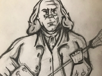 All 'bout the Benjamins! ben franklin concept lacrosse logo philly sketch tournament