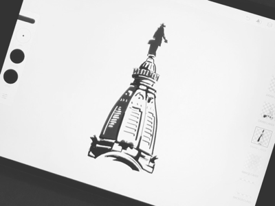 Lacrosse tournament logo concept 2 city hall concept design shark ipad pro lacrosse logo design philadelphia sketch