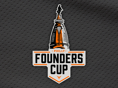 Philly Founders Cup | Lax Tournament Logo branding design illustrator lacrosse logo philly sports tournament vector