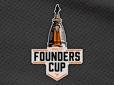 Philly Founders Cup | Lax Tournament Logo by Dan Blessing | Design ...