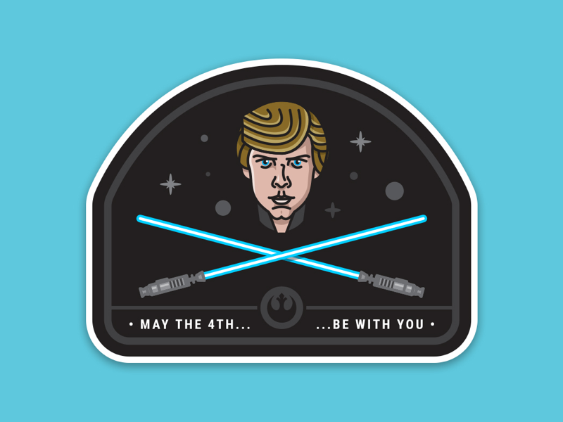 Use The Force Luke By Dan Blessing Design Shark On Dribbble