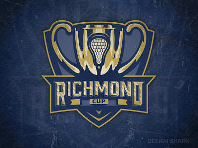 'Nother Lacrosse Tourney Logo badge design branding crest gold illustration lacrosse logo navy sports branding trophy typography vector