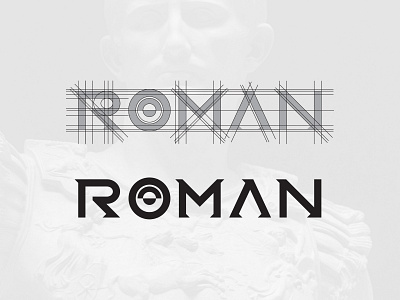 Roman Legion Wordmark custom type design shark grid grid design illustration illustrator roman empire rome tyopgraphy vector wordmark wordmark logo