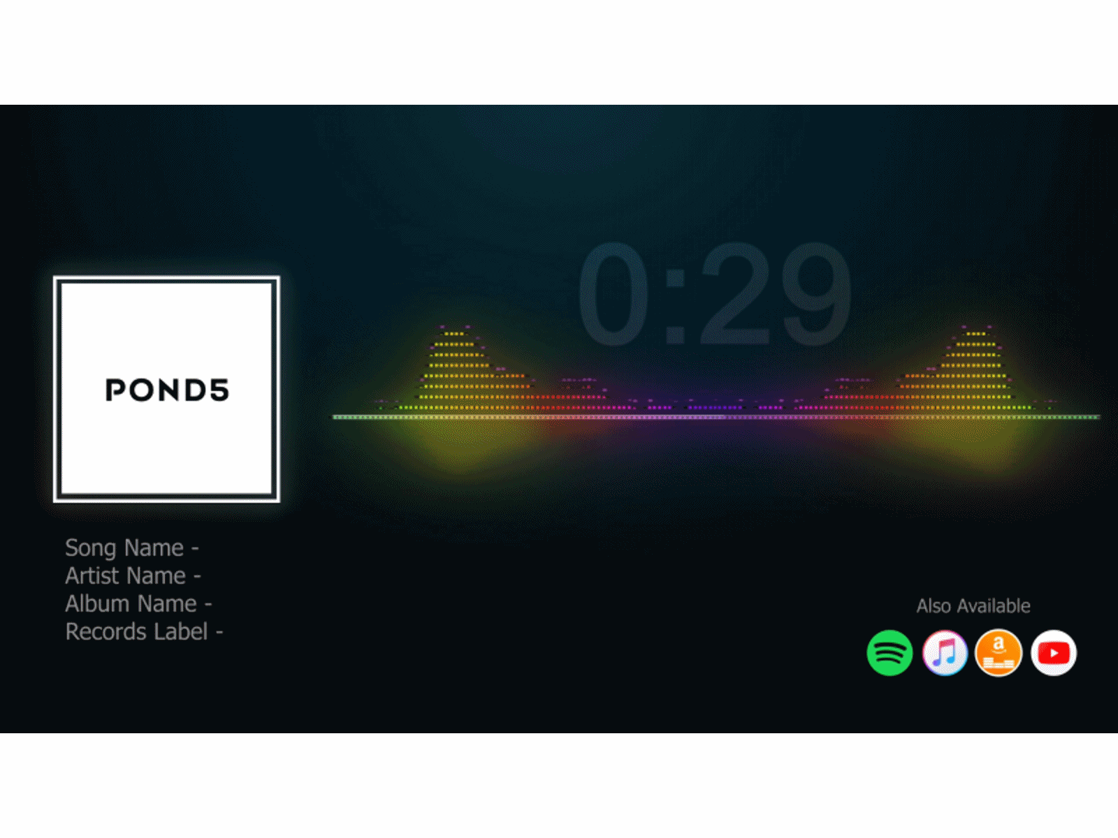 Audio Spectrum Music Visualizer branding design omer j graphics ux youtube